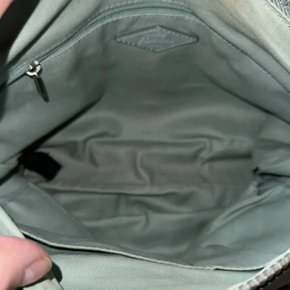 Fossil Genuine Leather Top Handle Zip Bag in Mountain Dusk - Picture 4 of 6